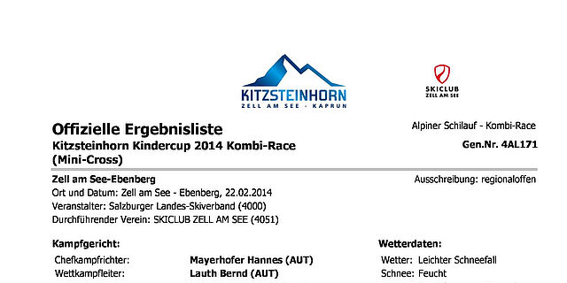 Kitzsteinhorn Kindercup Kombi-Race Zell am See