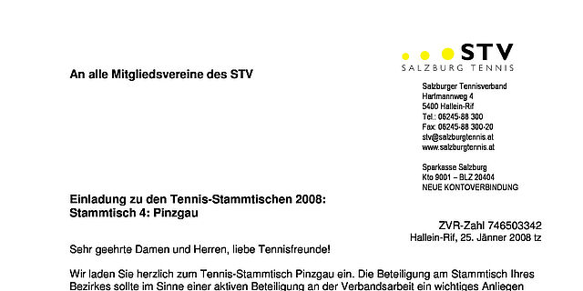 Tennis Stammtisch Pinzgau