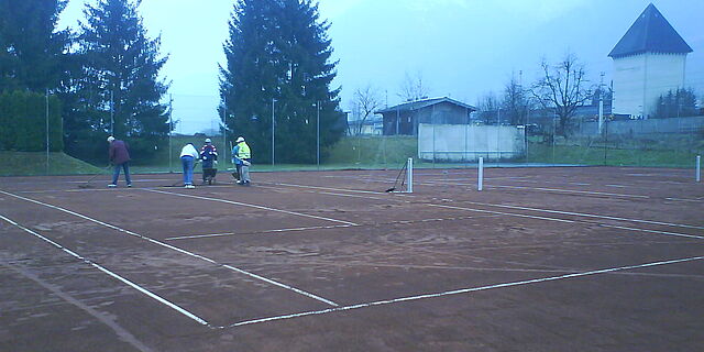 Eröffnung Tennisplatz